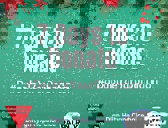 Big Give 7 Days To Donate #double your donation campaign flyer