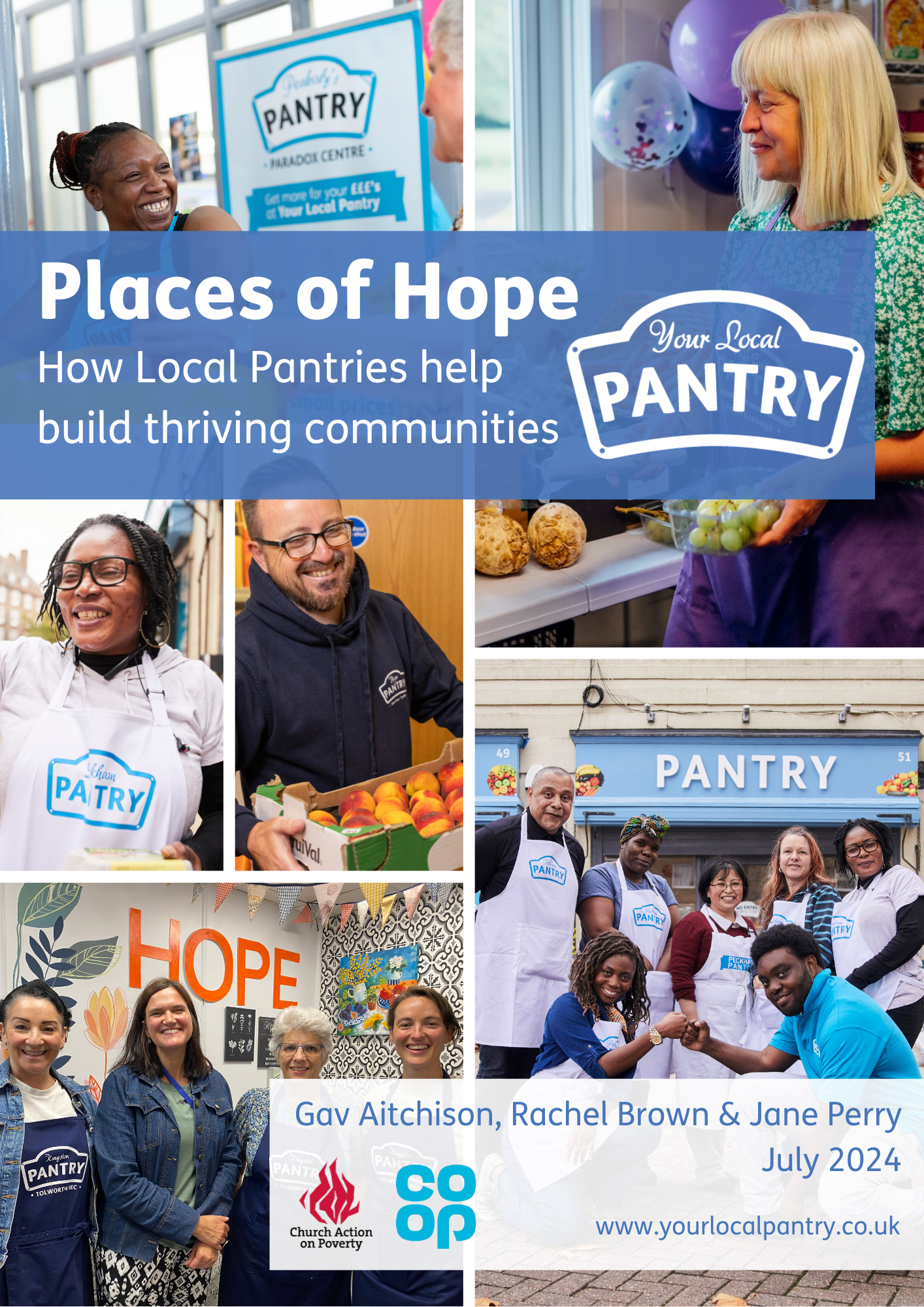 Cover page of Places of Hope Report