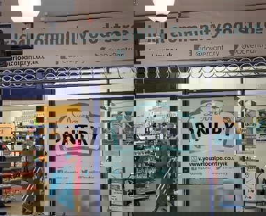 Dover pantry from outside