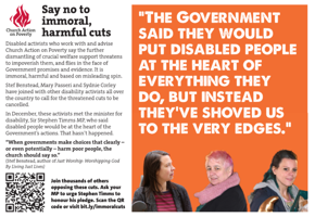 Say No campaign flyer