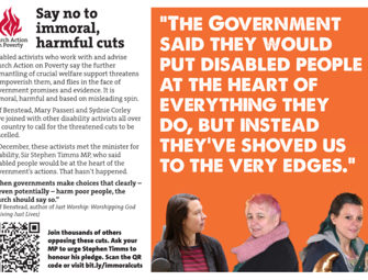 Say No campaign flyer