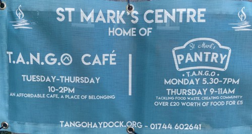 Banner listed Pantry and cafe days and times